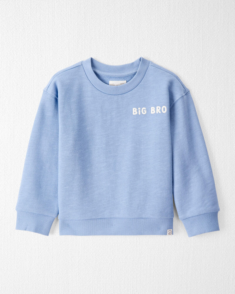 Toddler Organic Cotton Big Bro Sweatshirt, image 1 of 5 slides