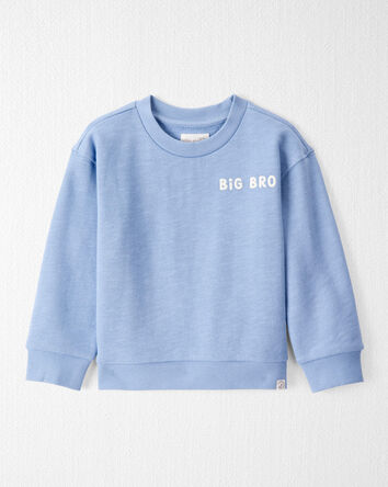 Toddler Organic Cotton Big Bro Sweatshirt, 