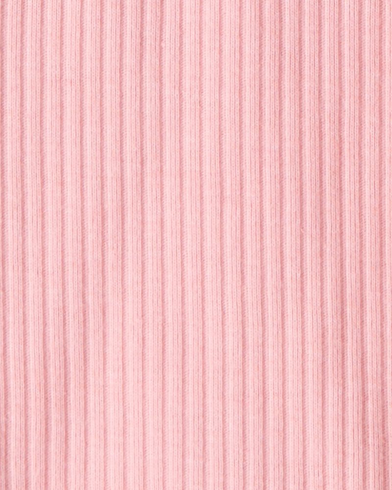 Baby Girl 3-Piece Heart Vest Outfit Set - Pink, image 4 of 5 slides