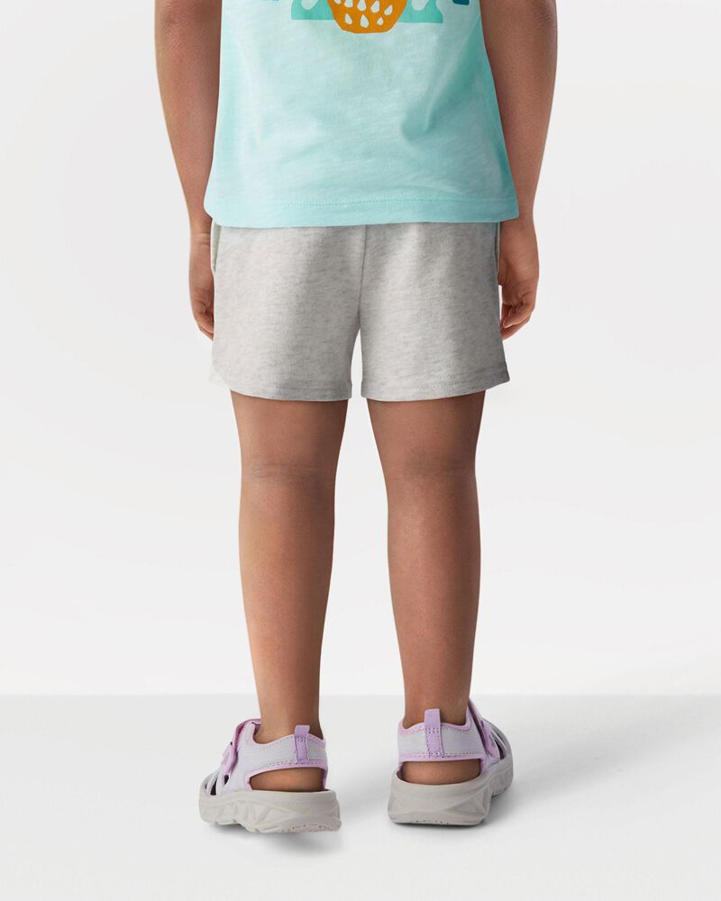 Toddler Pull-On French Terry Shorts, image 2 of 4 slides