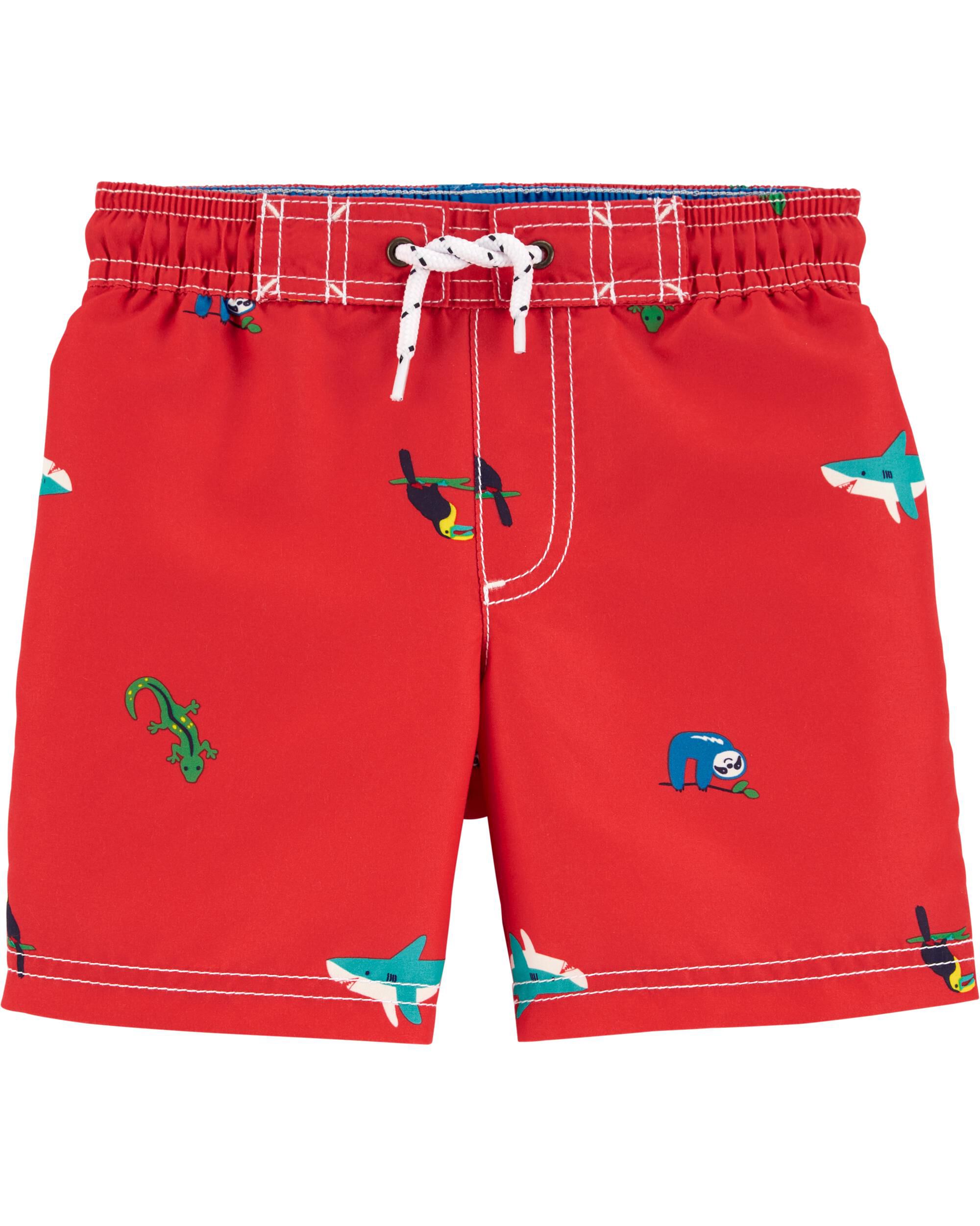 Sea turtle swim trunks on sale
