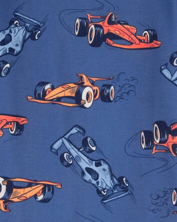 Kid 2-Piece Race Car Loose Fit Pyjamas, 
