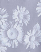 Girls Floral Active Leggings - Blue, image 3 of 4 slides