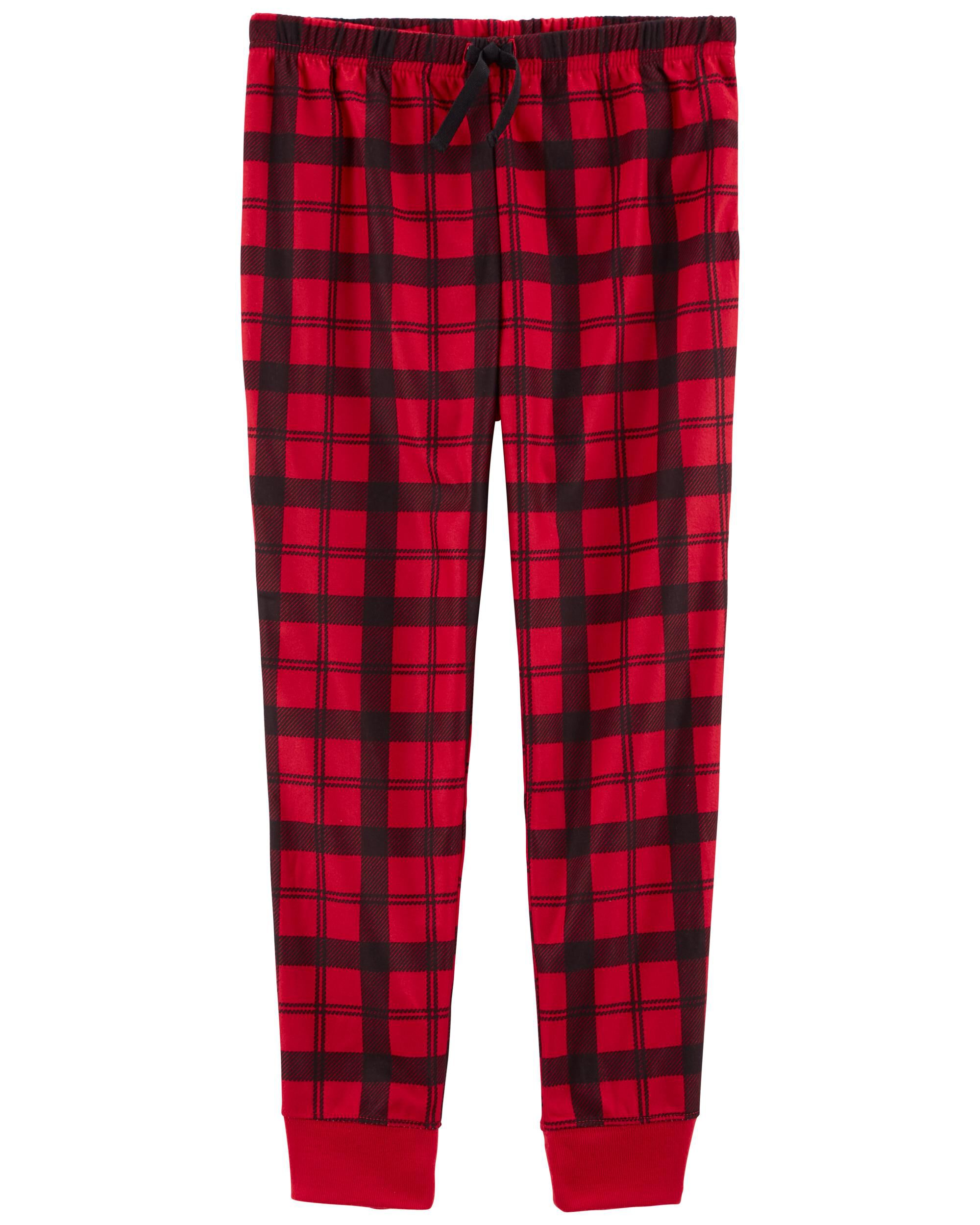 Plaid Fleece Pyjama Pants