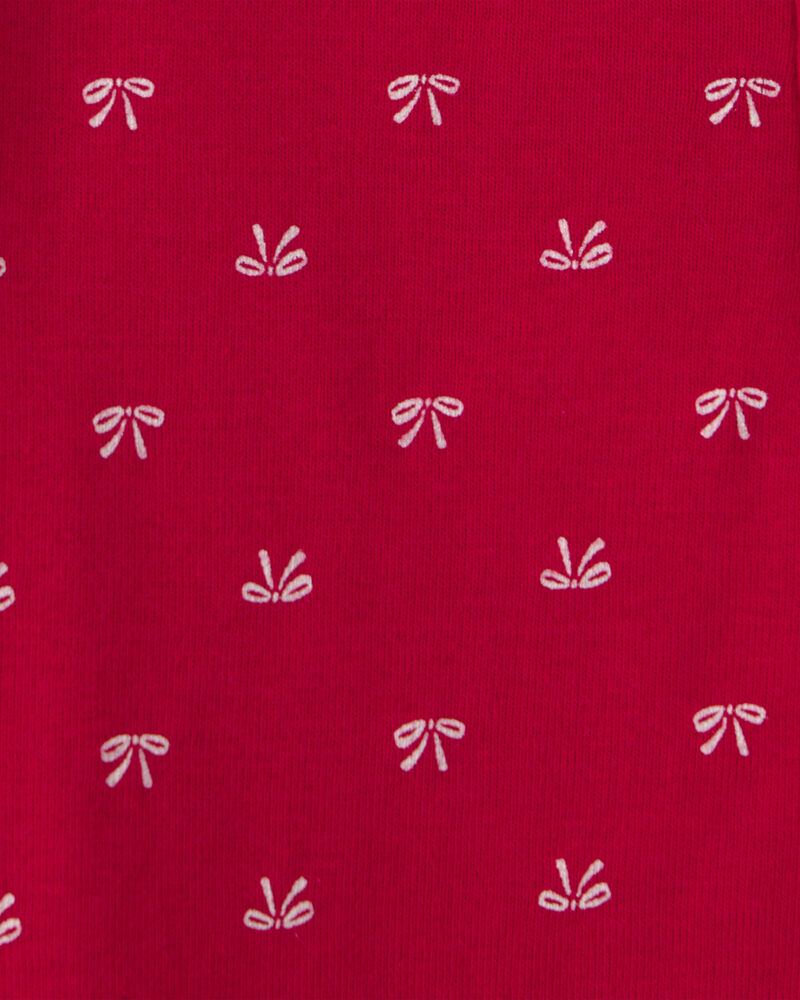 B&eacute;b&eacute; fille - Ensemble 3 pi&egrave;ces &agrave; couronne de No&euml;l &laquo;Merry Little One&raquo; &ndash; Rouge/Cr&egrave;me, image 5 sur 6 diapositives