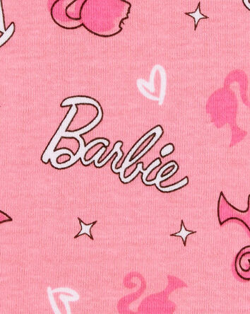 Kid Barbie Snug Fit Cotton 2-Piece Pyjamas - Pink, 