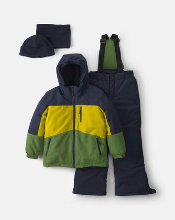 Gar&ccedil;ons - Habit de neige 2 pi&egrave;ces avec poche de poitrine - Vert, 