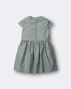 Tout-petit fille - Robe Laura avec poches - Bleu p&acirc;le, image 2 sur 6 diapositives