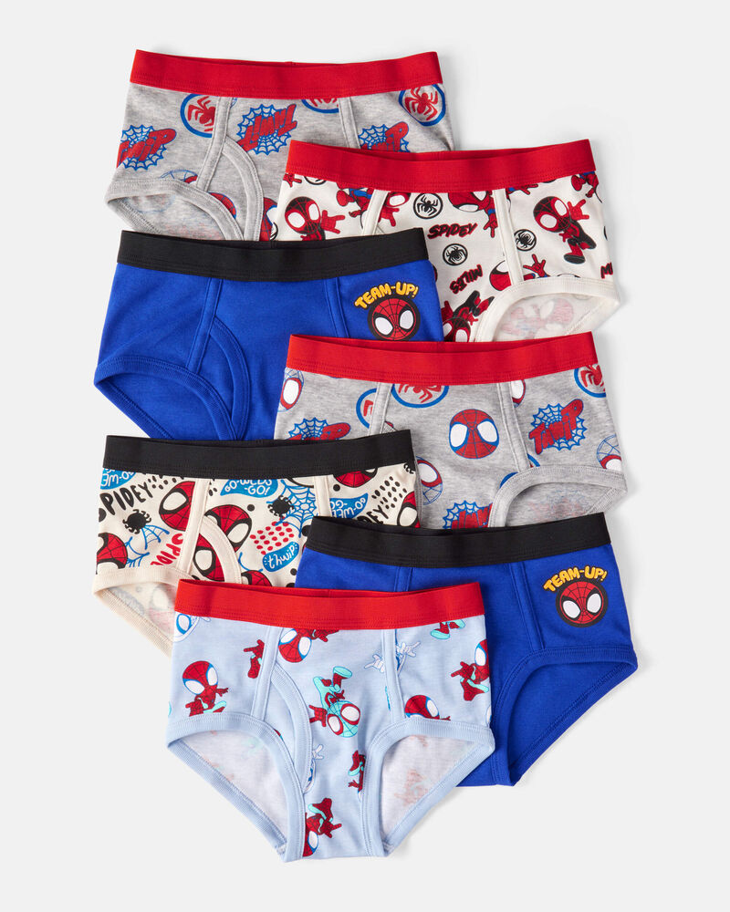Toddler Boy 7-Pack &copy;Marvel Spider-Man Brief Underwear, image 1 of 2 slides