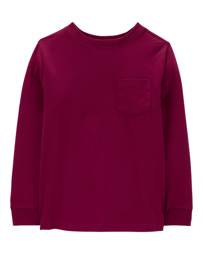 Kid Long-Sleeve Pocket Tee, image 1 of 3 slides