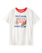 Kid Game Club Short-Sleeve Graphic Tee - White, image 1 of 3 slides