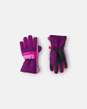 Tout-petit fille - Gants Peewee Kombi - Mauve, 