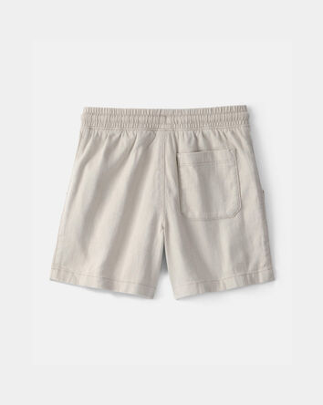 Boys Twill Shorts - Light Khaki, 