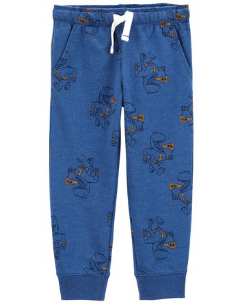 Dinosaur Pull-On French Terry Joggers, 
