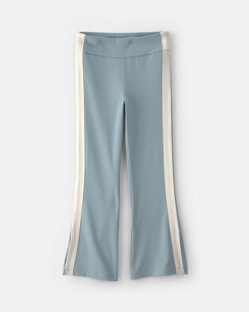 Girls Pull-On Stretch Active Flare Leggings - Blue, 