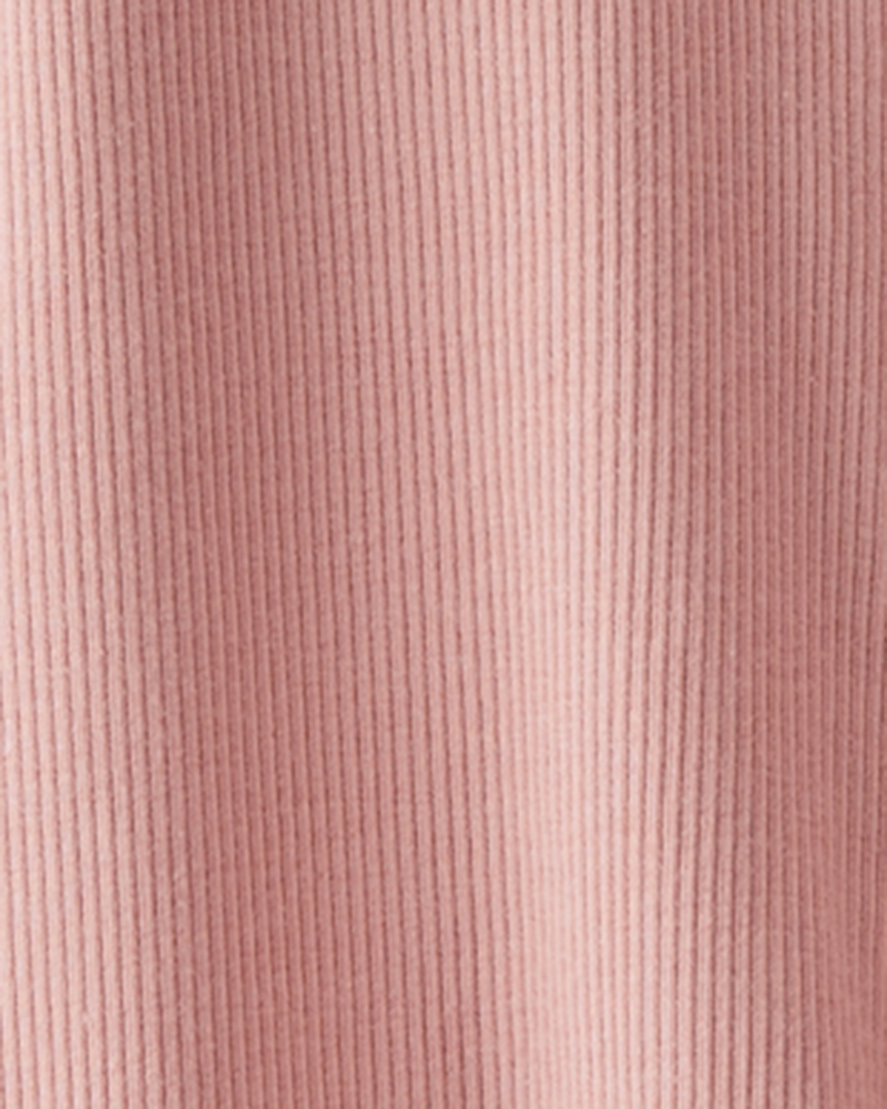 Baby Girl Organic Cotton Sleeper Pyjamas in Pink, image 3 of 4 slides