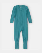 Baby PurelySoft Snug Fit 1-Piece Pyjama - Blue, image 2 of 9 slides