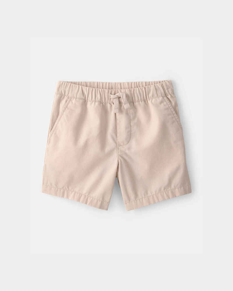 Toddler Boy Canvas Shorts - Khaki, image 1 of 4 slides