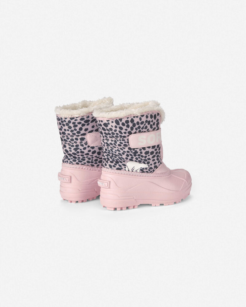 Filles - Bottes d'hiver Snow Commander&trade; SOREL - Rose, image 2 sur 3 diapositives