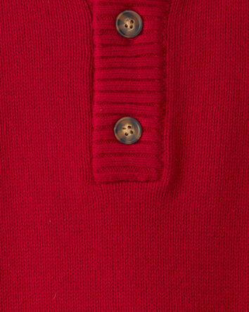 Garçons - Pull en tricot - Rouge, 
