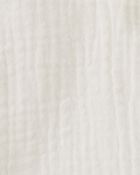 Baby Organic Cotton Gauze Button-Front Shirt, image 4 of 5 slides