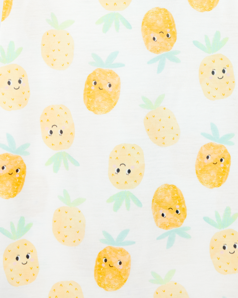 Kid 2-Pack Pineapple Nightgowns, image 2 of 4 slides
