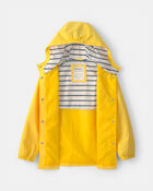 Gar&ccedil;ons - Imperm&eacute;able de couleur unie - Jaune, image 2 sur 3 diapositives