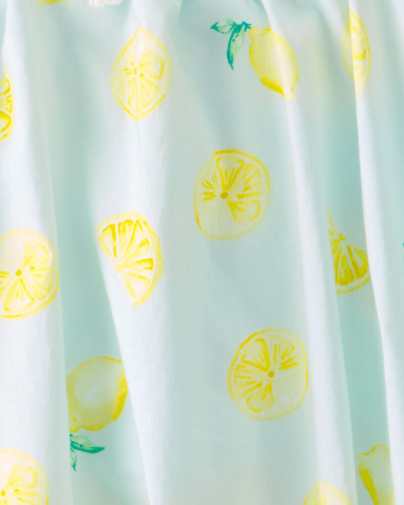 Filles - Jupe-short, citron - Bleu, image 3 sur 3 diapositives