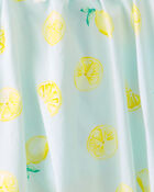 Filles - Jupe-short, citron - Bleu, image 3 sur 3 diapositives