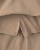 Girls Ponte Uniform Skort - Khaki, image 6 of 8 slides