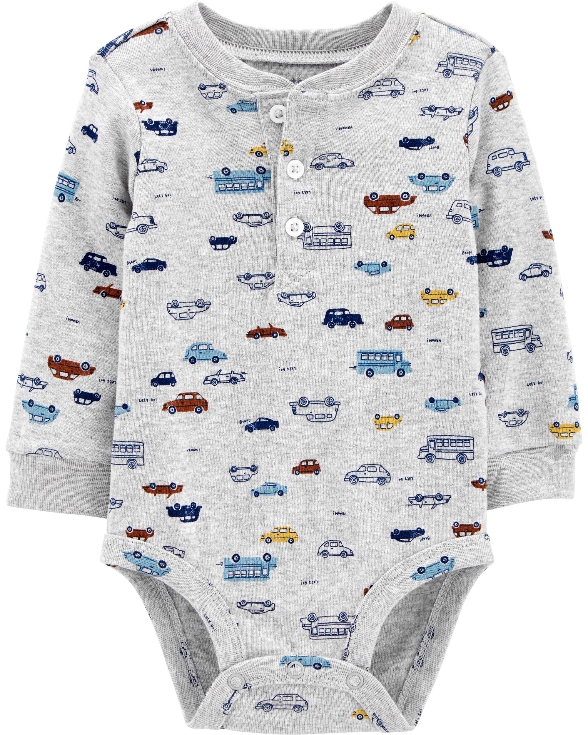 carter's henley bodysuit