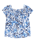 Baby Floral Short-Sleeve Fashion Top - Floral, image 1 of 3 slides