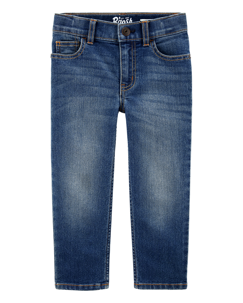 Bébé Jeans droit - délavage bleu ancre foncé, image 1 sur 4 diapositives