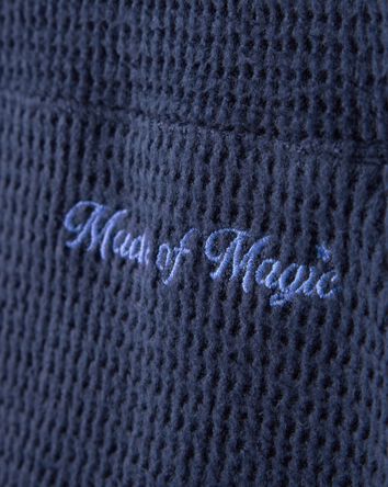 Girls Thermal Hooded Top - Navy, 