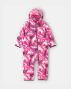 Baby Girl Columbia&trade; 1-Piece Fleece Bunting - Pink, image 1 of 3 slides