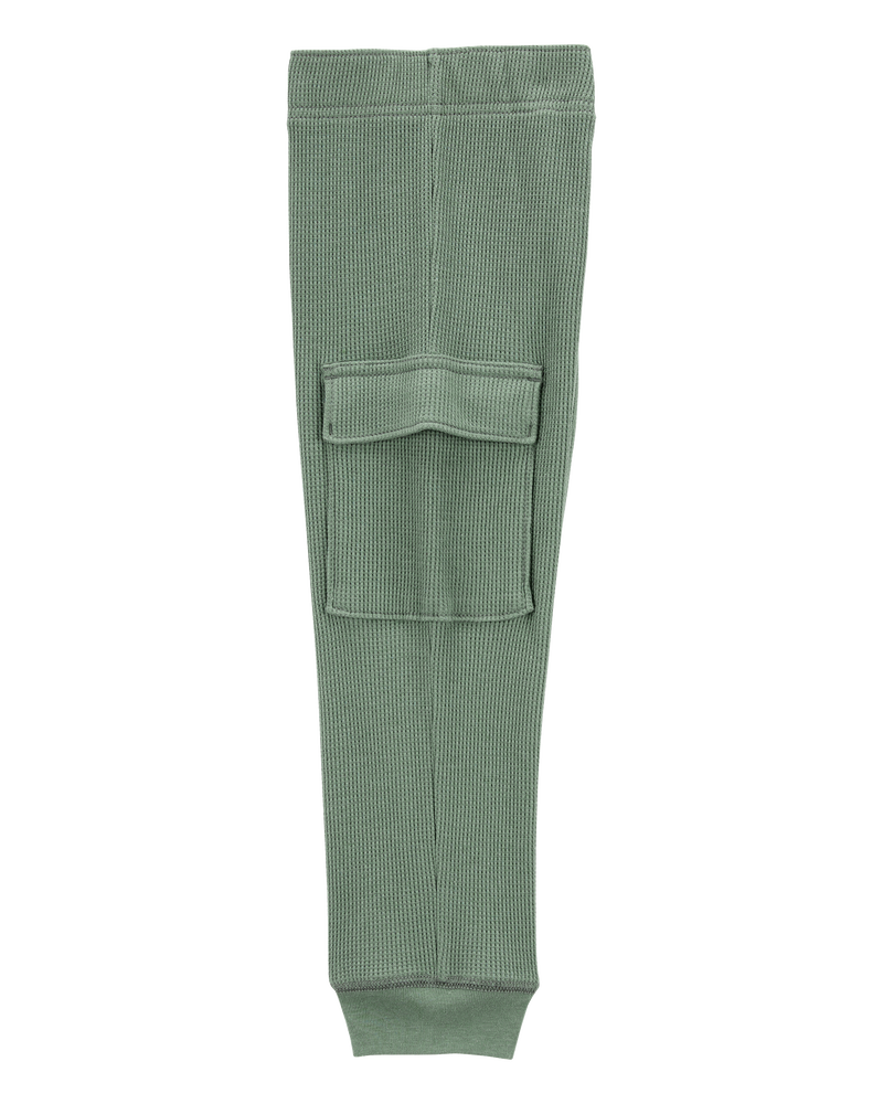 Baby 2-Piece Thermal Tee & Cargo Pant Set, image 2 of 4 slides