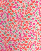 B&eacute;b&eacute; fille - D&eacute;bardeur &agrave; motif floral - Rose, image 2 sur 2 diapositives