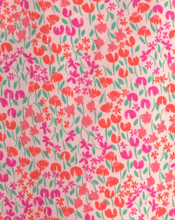 Baby Girl Floral Tank Top - Pink, 