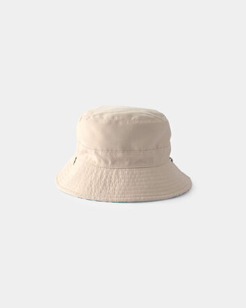 B&eacute;b&eacute; - Chapeau de soleil r&eacute;versible vert/motif tropical pour gar&ccedil;on, 