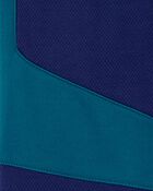 Kid Colourblock Active Mesh Pants - Navy, image 3 of 4 slides