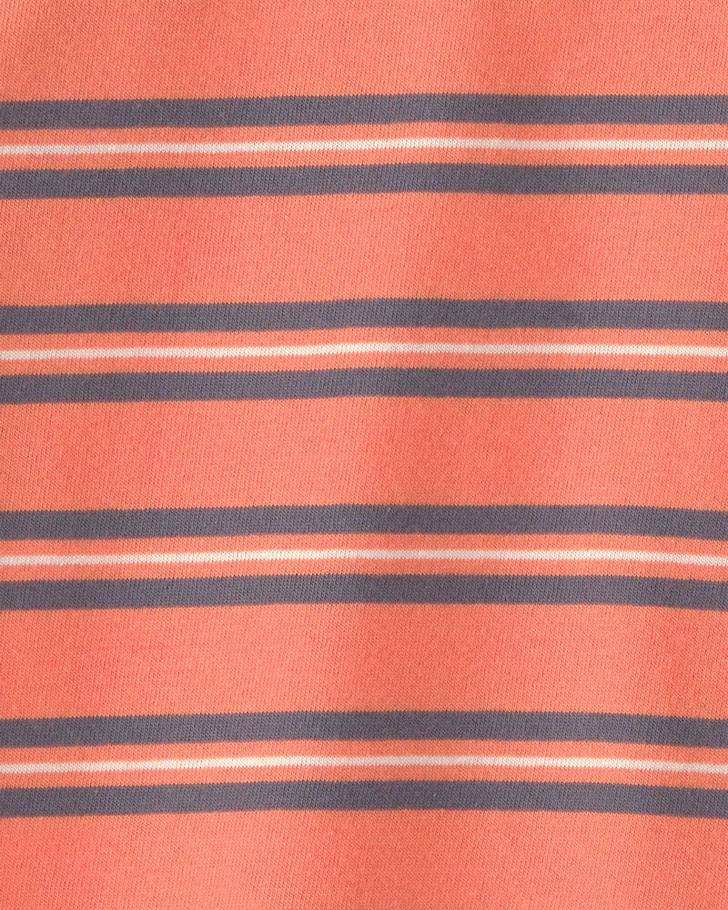 Toddler Striped T-Shirt - Orange, image 2 of 3 slides