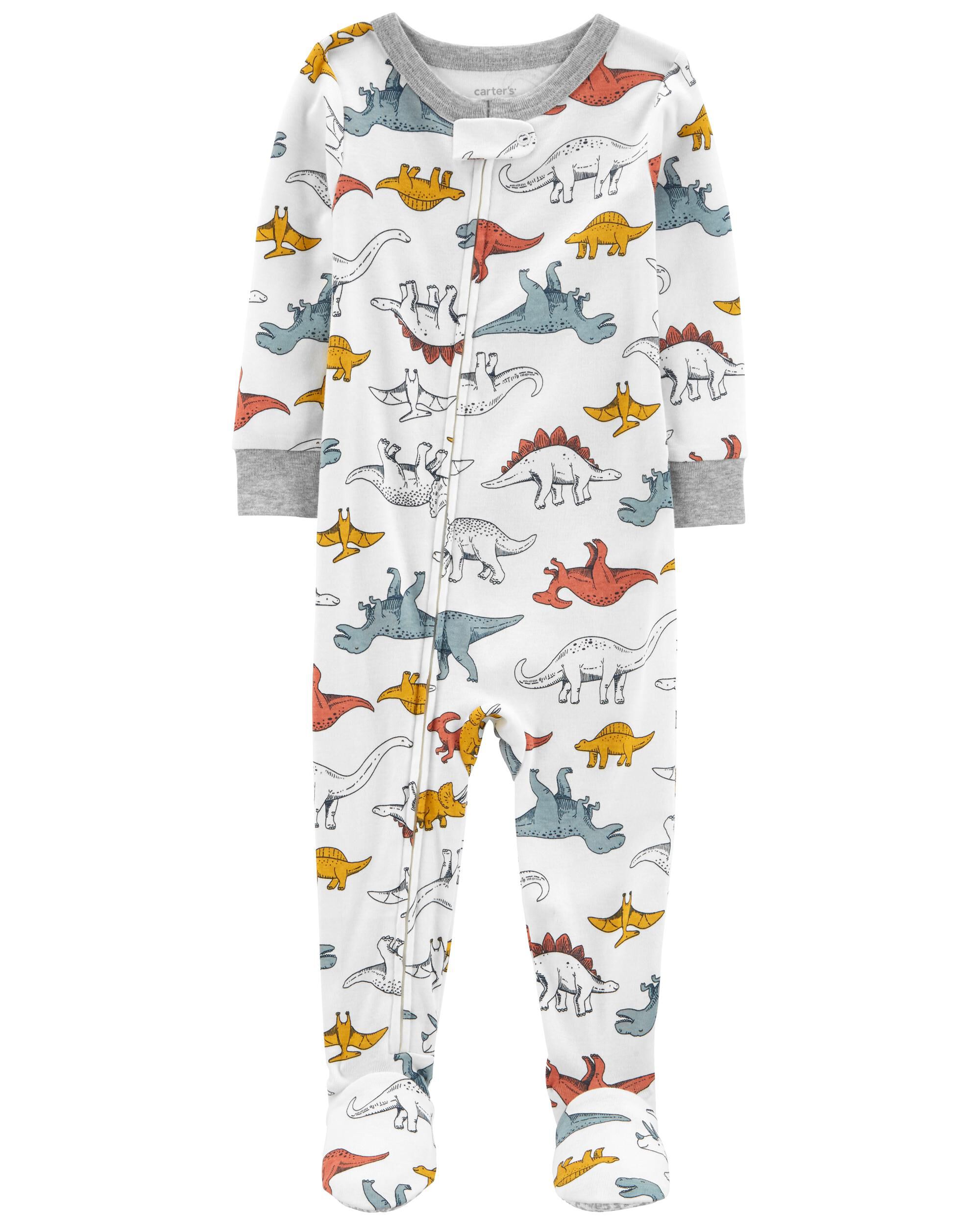 Carter's dinosaur footed pajamas new arrivals