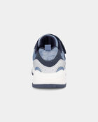 Toddler Boy Sneakers - Blue/Silver, image 3 of 6 slides