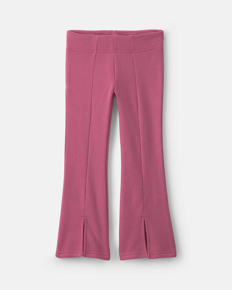 Girls 2-Piece Cherry Fleece Quarter Zip & Pant Set - Pink, image 2 of 5 slides