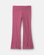 Girls 2-Piece Cherry Fleece Quarter Zip & Pant Set - Pink, image 2 of 5 slides