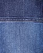 Toddler Boy Dark Wash Patchwork Jeans, image 3 of 4 slides