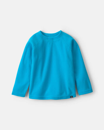 Toddler Boy Kombi Base Layer Fleece Crew Top - Blue, 