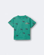 Tout-petit gar&ccedil;on - T-shirt &agrave; manches chauve-souris &laquo;Stick With Me&raquo; - Vert fonc&eacute;, image 2 sur 6 diapositives