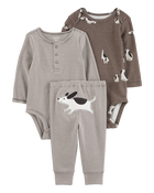 Baby 3-Piece Dog Little Character Set, image 1 of 5 slides