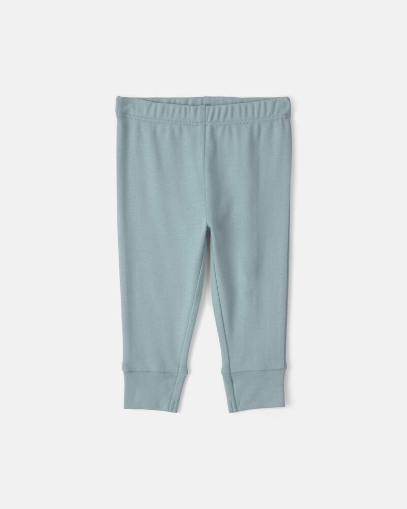 B&eacute;b&eacute; gar&ccedil;on - Ensemble 3 pi&egrave;ces cache-couches manches longues et pantalon &agrave; motif lait et biscuits &ndash; Bleu/Cr&egrave;me, image 2 sur 5 diapositives